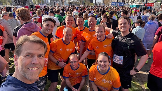 Toyota Special Olympics marathon groepsfoto